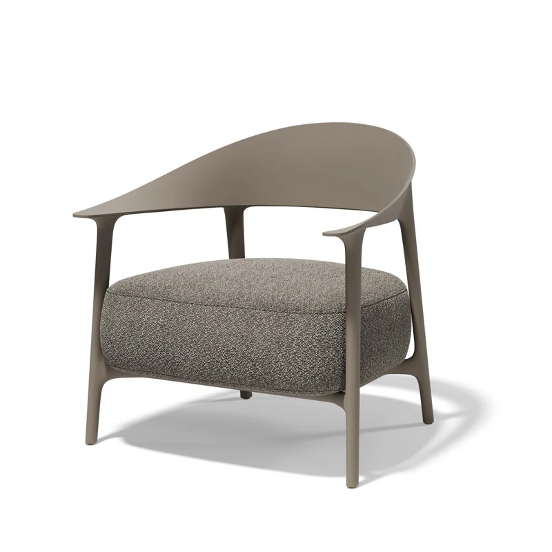 Sofa taupe, Gartensofa taupe, Breite 127 cm