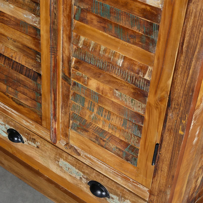 Massivholz Kleiderschrank – 180 cm hoch