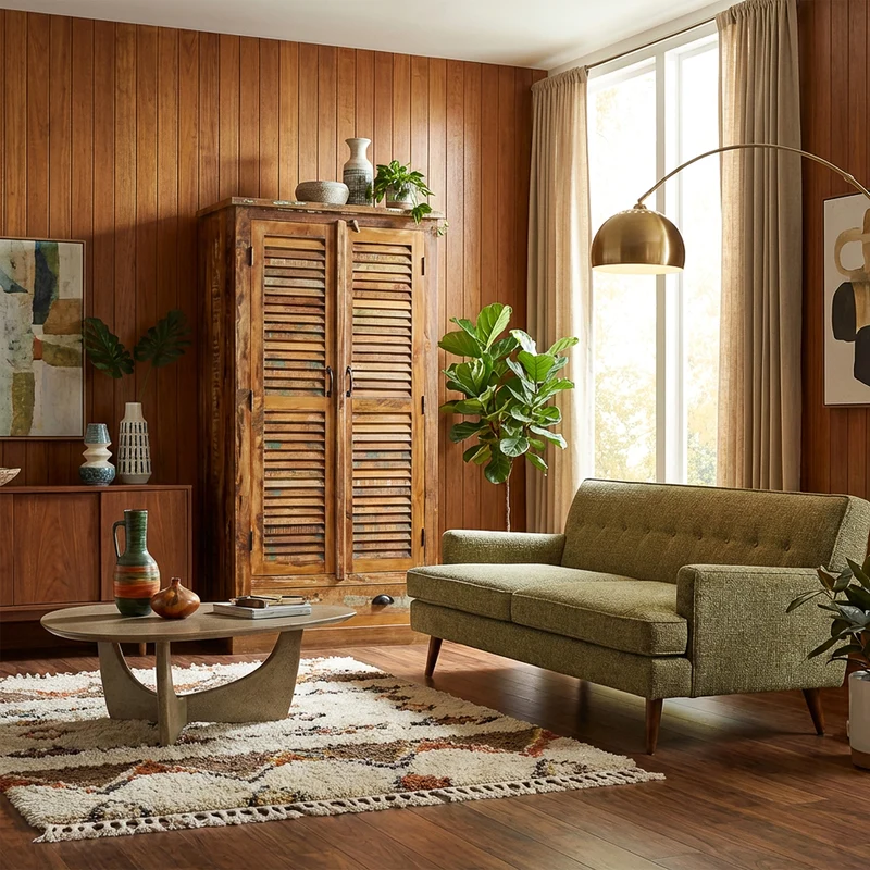 Massivholz Kleiderschrank – 180 cm hoch