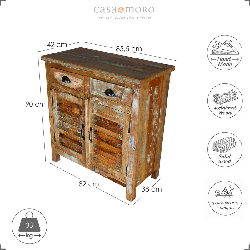 Highboard aus Massivholz