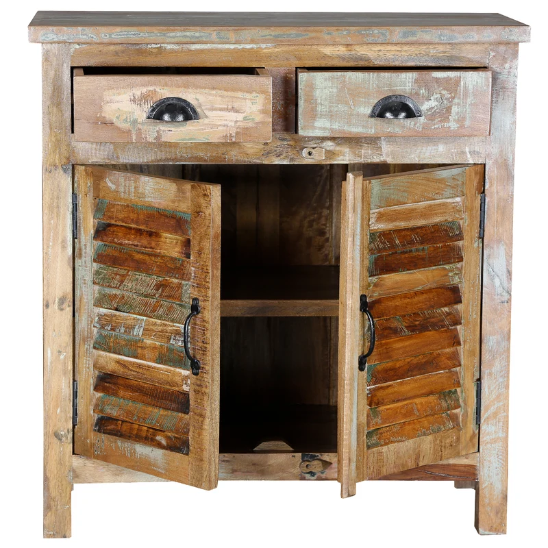 Highboard aus Massivholz