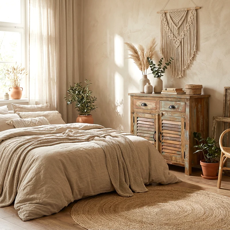 Highboard aus Massivholz