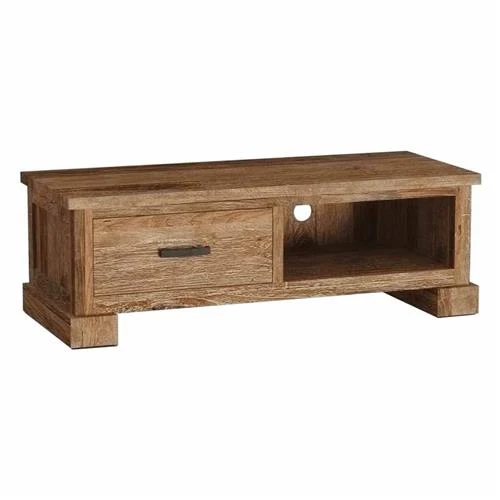TV Schrank braun Altholz 120 cm, Fernsehschrank braun mit Schublade Altholz, Länge 120 cm