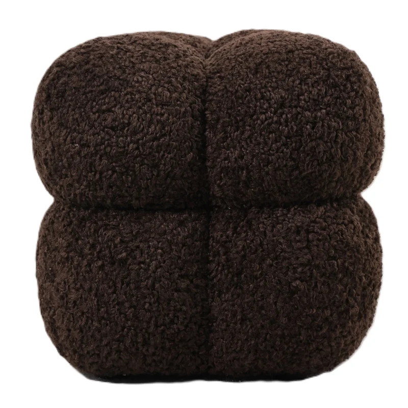 Hocker braun, Hocker braun, Maße 45x45 cm