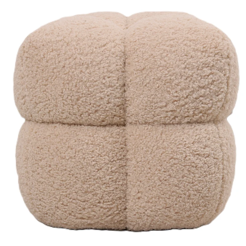 Hocker beige, Hocker beige, Maße 45x45 cm