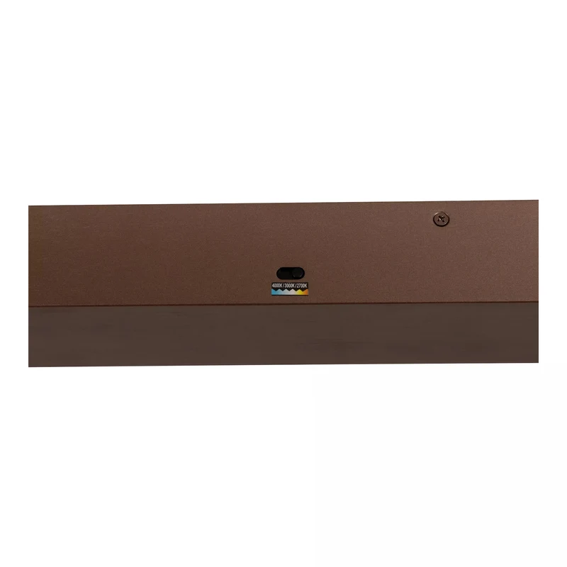 Pendelleuchte Rost-Farbe, Hängeleuchte LED oval dimmbar, Breite 150 cm