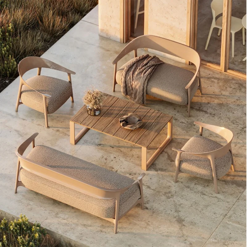 Sofa creme, Gartensofa creme, Breite 127 cm