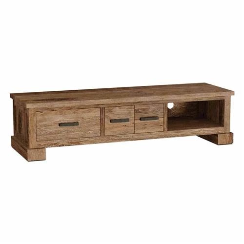 TV Schrank braun Altholz 160 cm, Fernsehschrank braun mit Schublade Altholz, Länge 160 cm