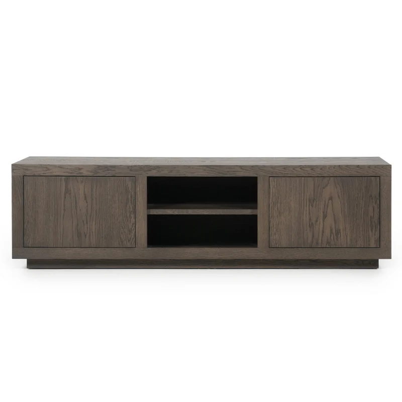 Fernsehschrank braun Eiche furniert, TV Schrank braun Eiche furniert, Lowboard braun Eiche furniert, Breite 160 cm