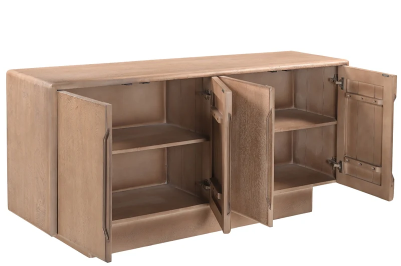 Sideboard Naturholz, Anrichte Massivholz, Breite 170 cm