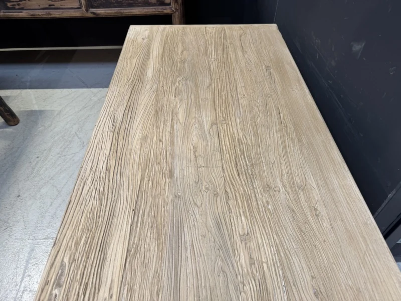 Altholz Couchtisch Naturholz, Couchtisch mit Schubladen Altholz, Länge150 cm