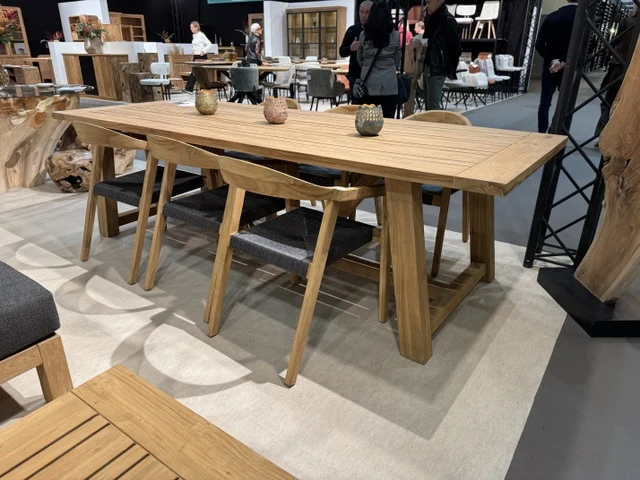 Gartentisch Teakholz, Gartentisch Holz, Länge 320 cm