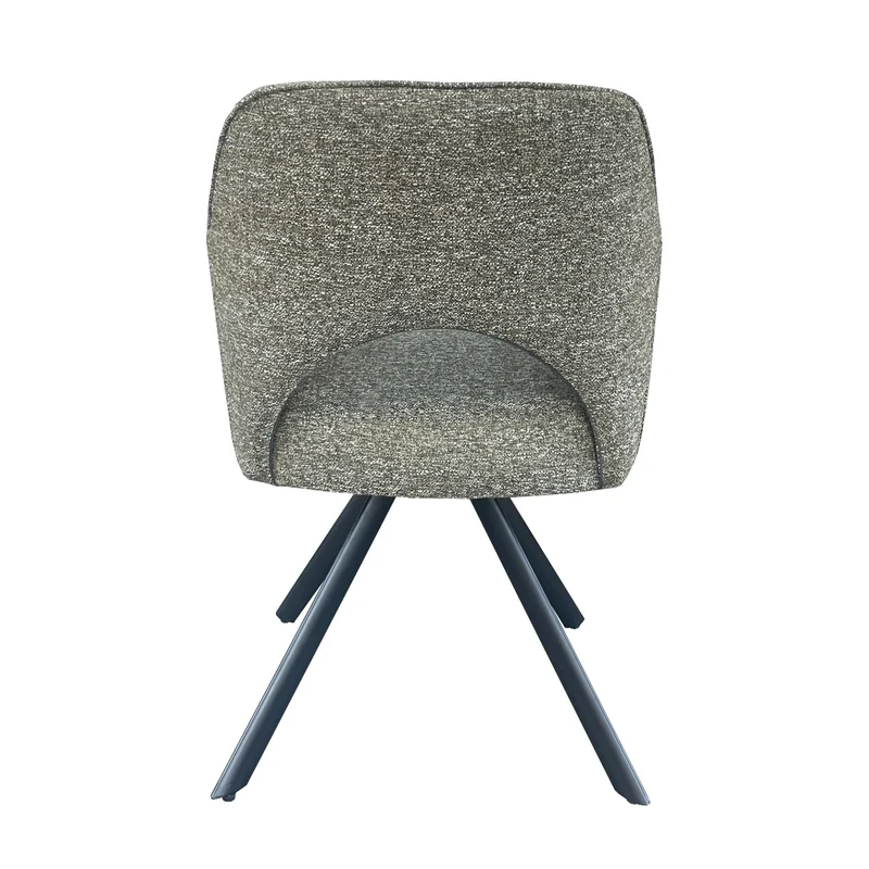 Stuhl grün-grau, Esszimmerstuhl grün, Stuhl Federkern grün, Breite 62 cm