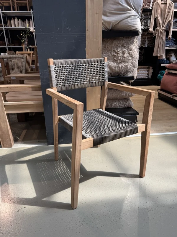 Gartenstuhl Teak Polyrattan, Gartenstuhl Holz massiv