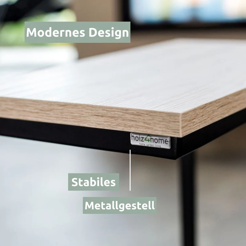 Beistelltisch MDF Sonoma Eiche 25x67x46cm (BxHxL)