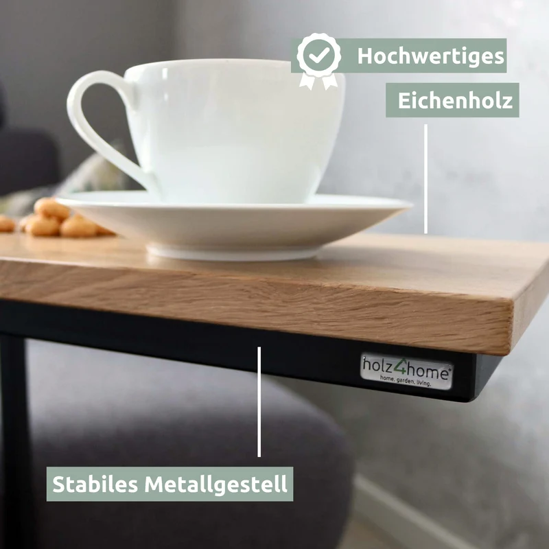 Beistelltisch MDF Sonoma Eiche 25x67x46cm (BxHxL)