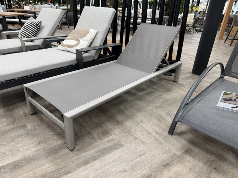Sonnenliege taupe, Gartenliege taupe
