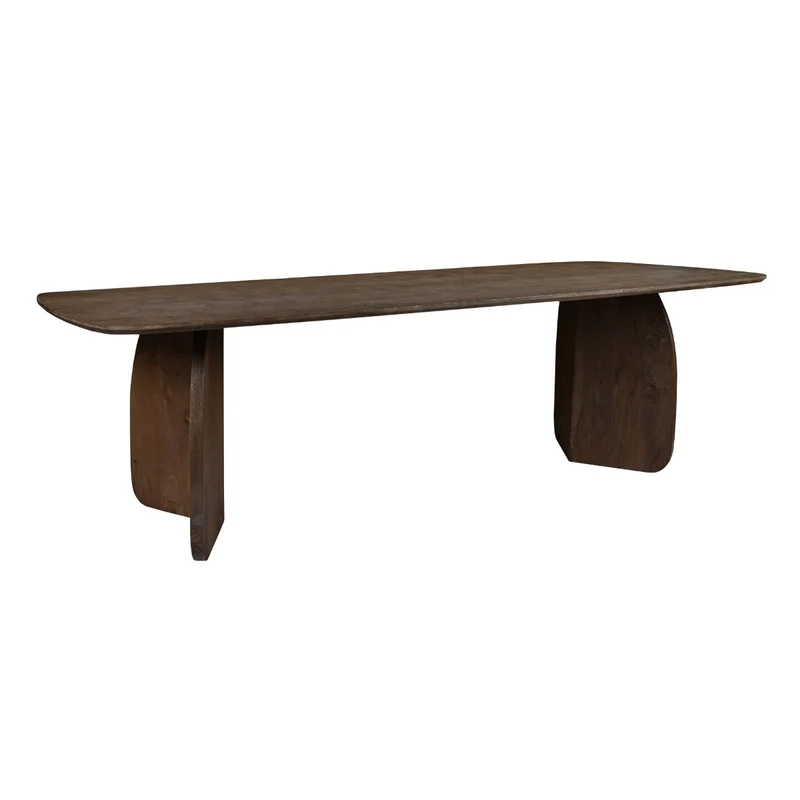 Tisch braun Holz massiv, Esstisch braun Holz, Länge 280 cm