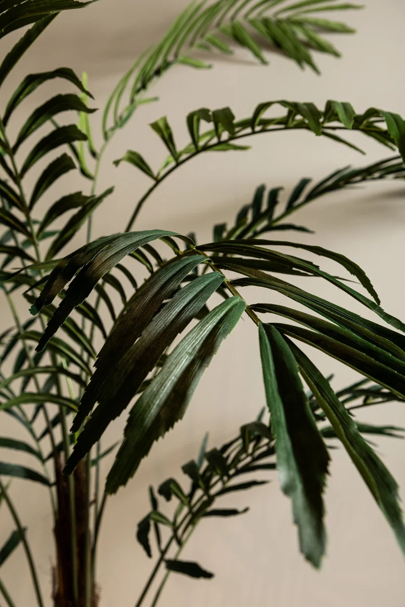 Künstliche große Palme XL, Deko-Palme grün, Kunstpflanze Palme grün, Höhe 260 cm