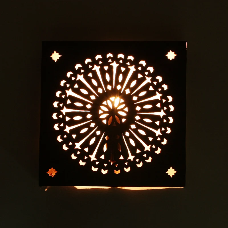 Orientalische Eisen Wandlampe EWL36