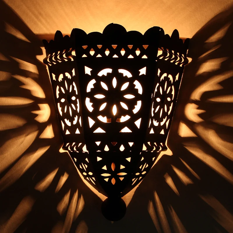 Orientalische Eisen Wandlampe EWL10