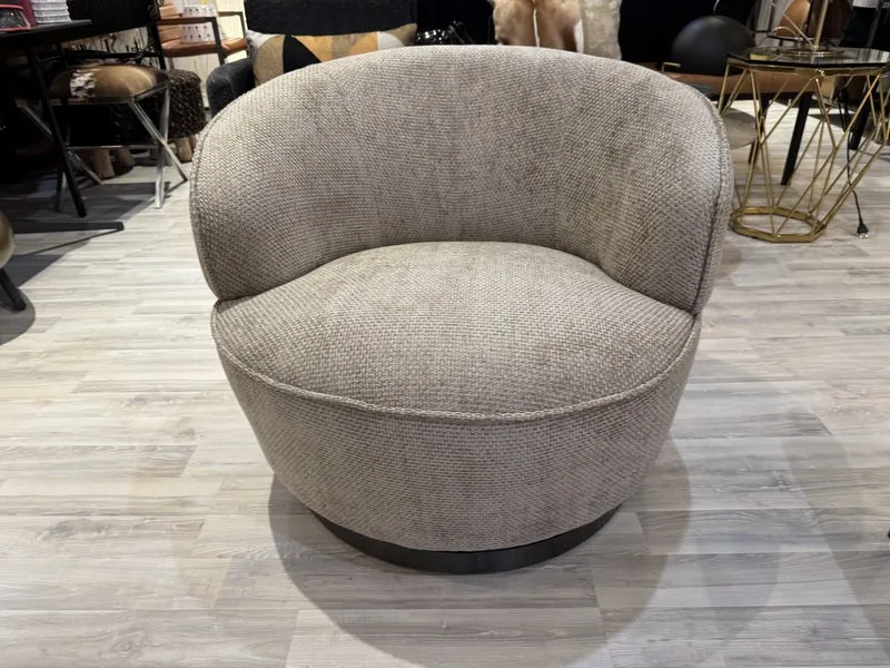 Sessel beige drehbar, Lounge-Sessel beige, Breite 87 cm AKTION!!!