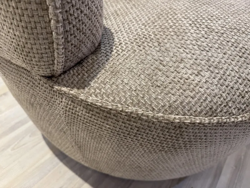 Sessel beige drehbar, Lounge-Sessel beige, Breite 87 cm AKTION!!!