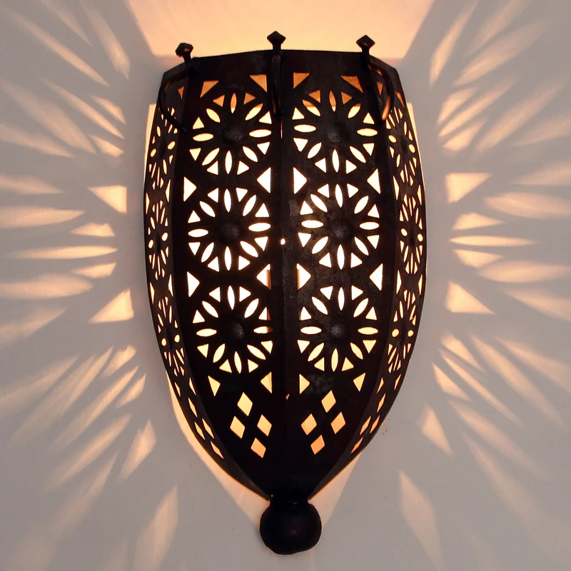 Orientalische Eisen Wandlampe EWL05