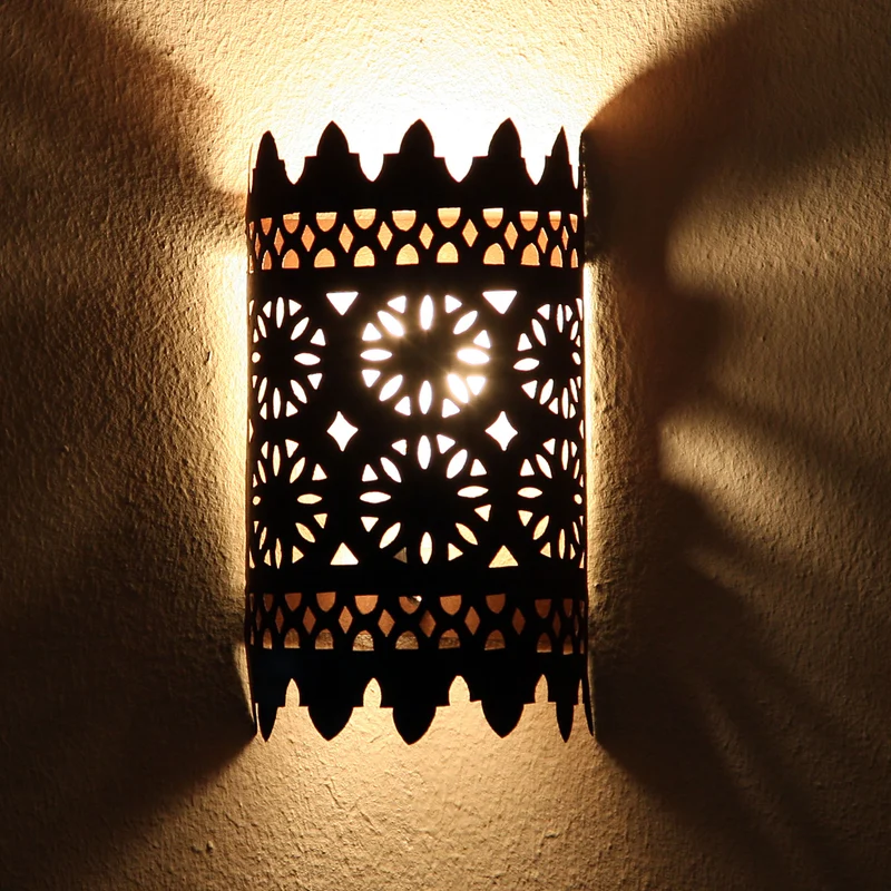 Orientalische Eisen Wandlampe EWL17