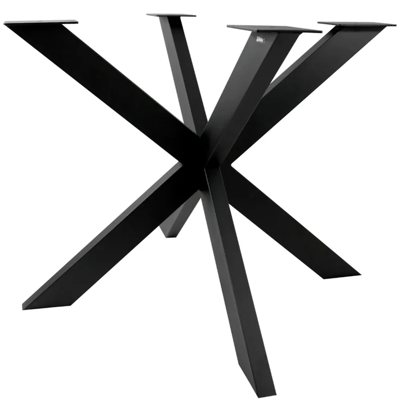 Hora Spider Tischgestell schwarz Metall 94 cm breit 72 cm hoch 150 kg