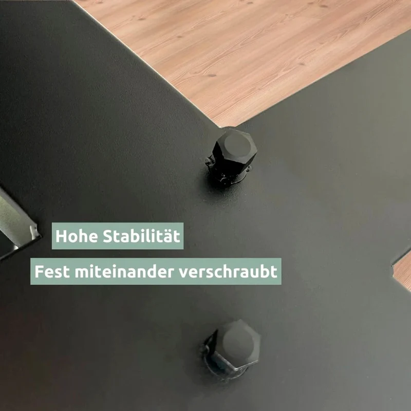 Hora Spider Tischgestell schwarz Metall 94 cm breit 72 cm hoch 150 kg